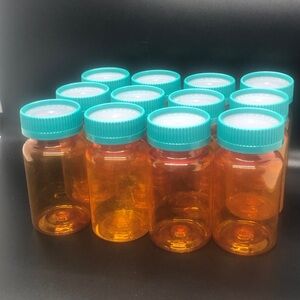 Lot of 12 Empty Prescription Pill Bottles, Storage Containers DYI Craft Projects